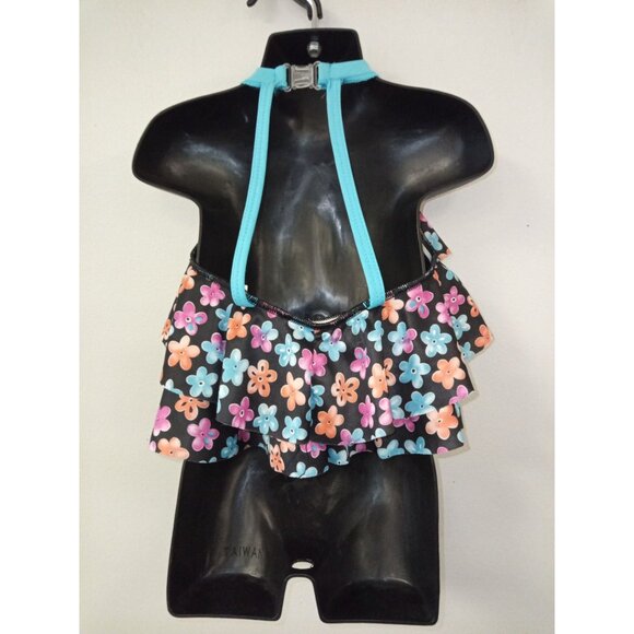 Curtain Call Costumes Dance Floral Flutter Top Size Child Small - Picture 2 of 6